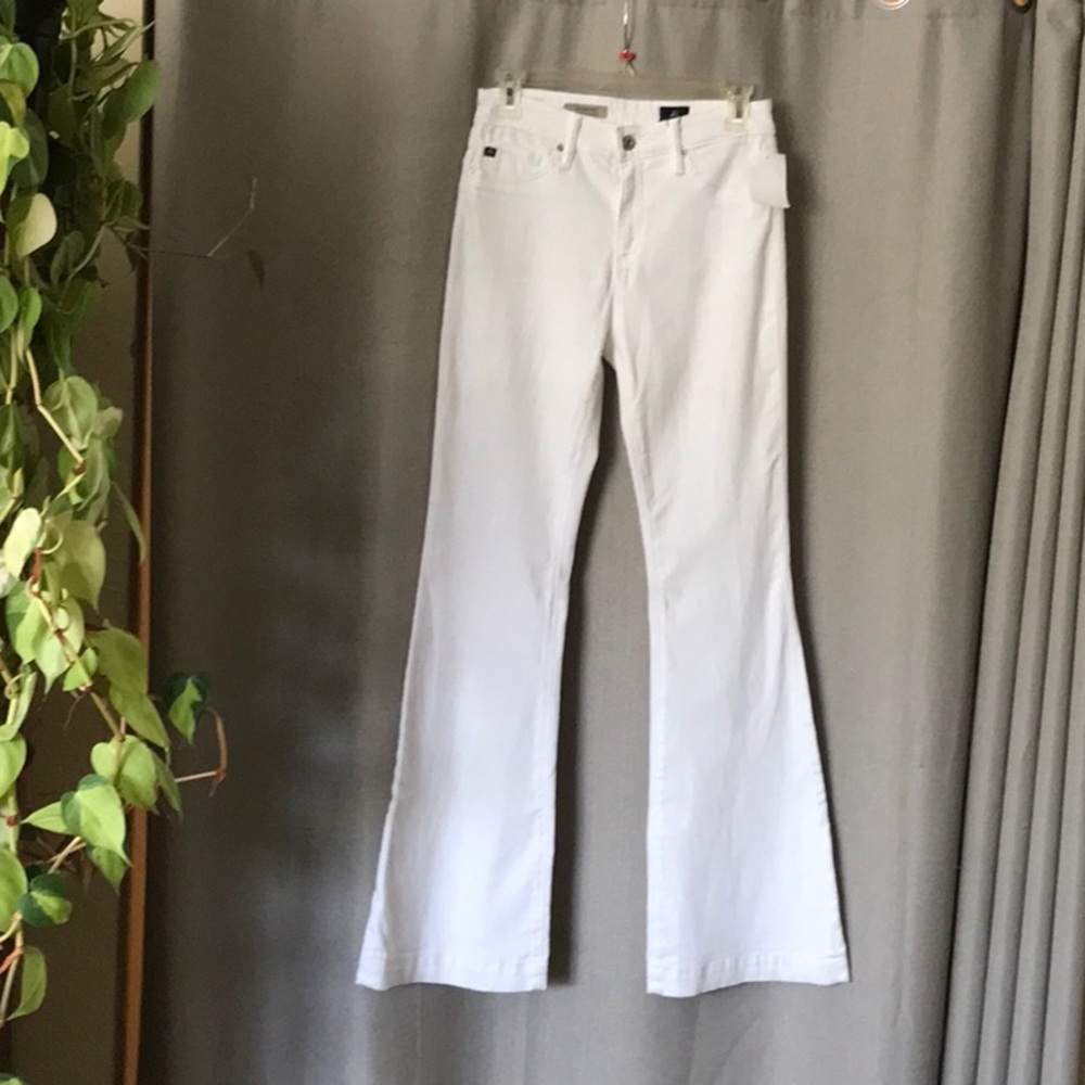 ****SOLD****Bell Bottom White Jeans